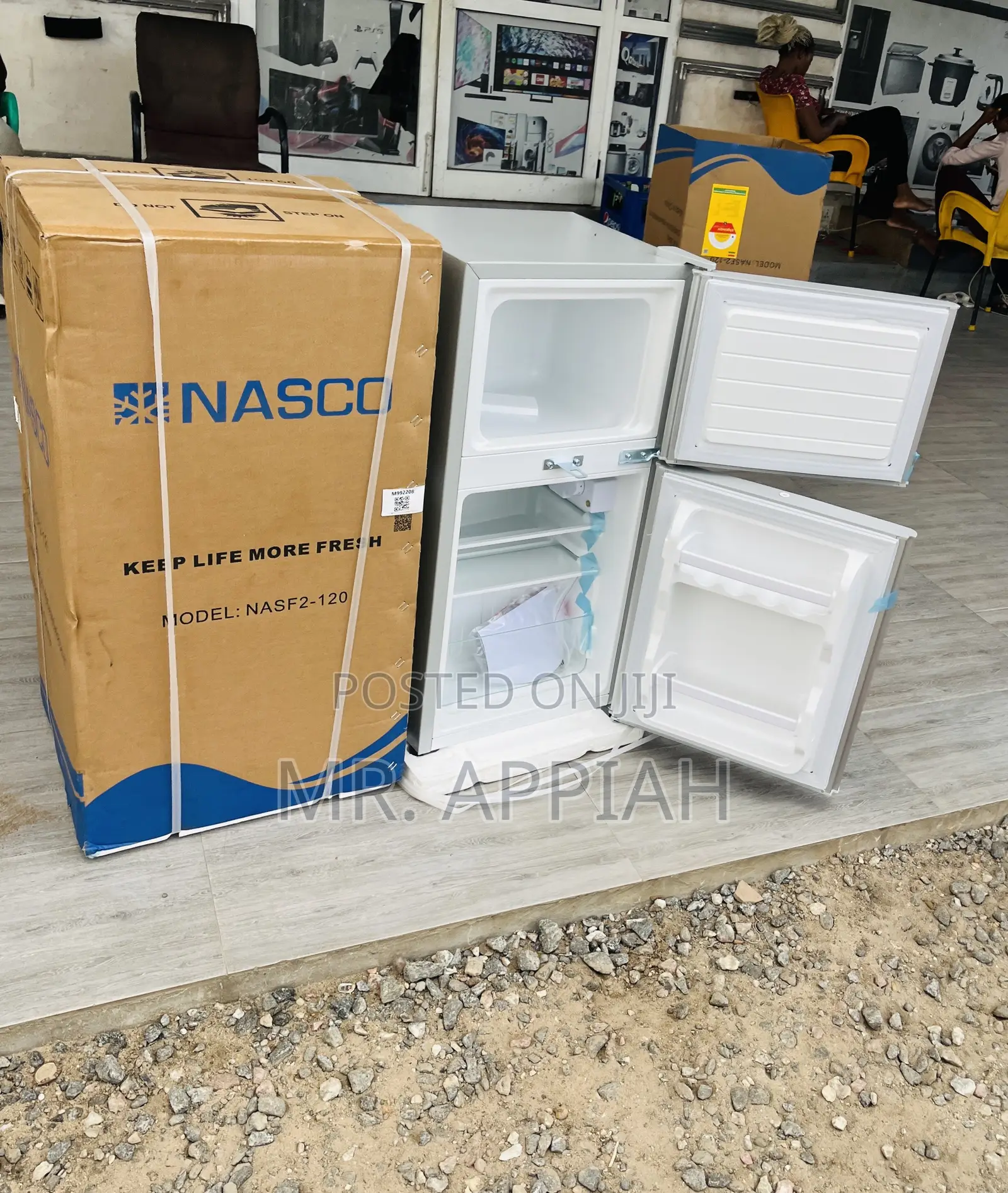 Check Out AuthenticNasco 2door Fridge(Nas F2-120)2025 Model