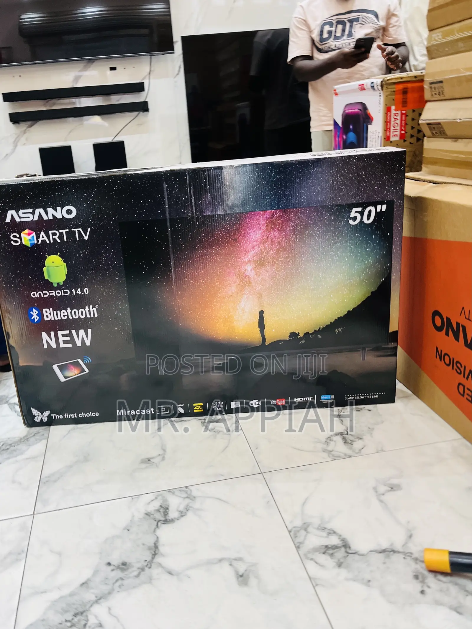 Classic Asano 50 Inch Uhd Smart Screen Tv(2025 Model)