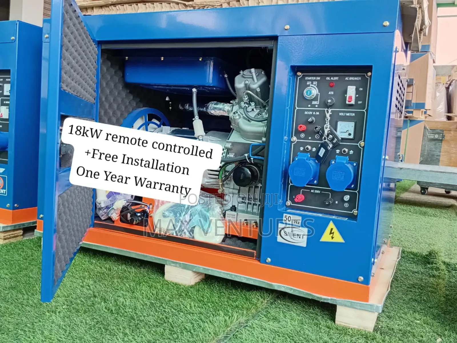 Perkins 18kva Remote Controlled Ats Diesel Proficient Power