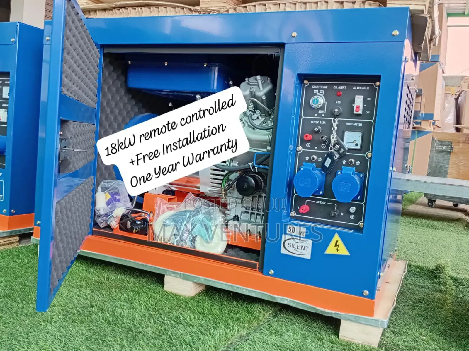 High Performance Perkins 18kva Remote Controlled Ats Diesel