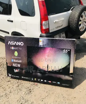 Awesome Asano 55 Inch Uhd Smart Tv(2025 Model)Black.