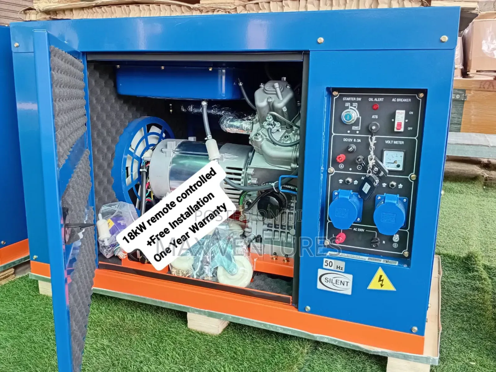 Perkins 18kva Remote Controlled Ats Diesel Expedient Power