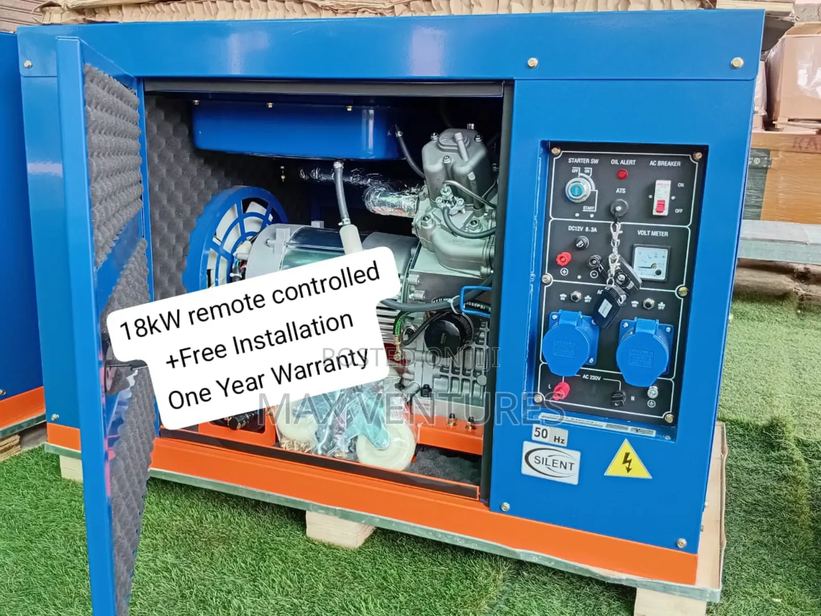 Coordinated Perkins 18kva Remote Controlled Ats Diesel 18kw