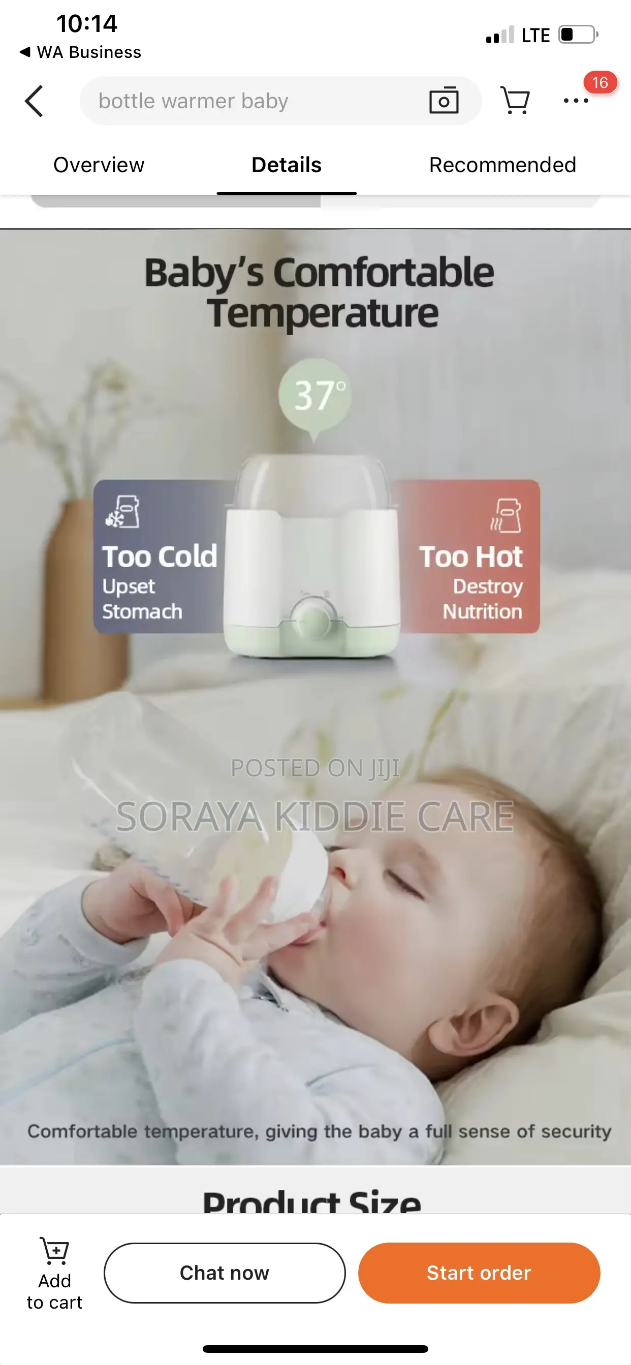 Only Baby Milk and Food Bottle Warmer