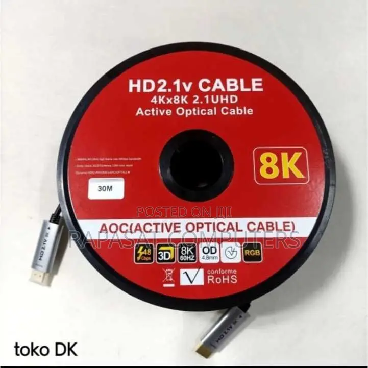 30m Hdmi Fiber Optic - Aoc (Active Optical Cable)