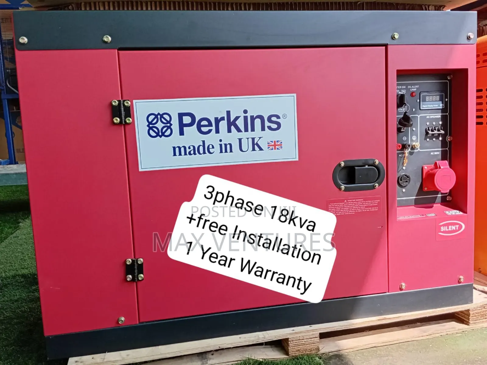 3phase 18kva Perkins Diesel Generator Business Power Backup