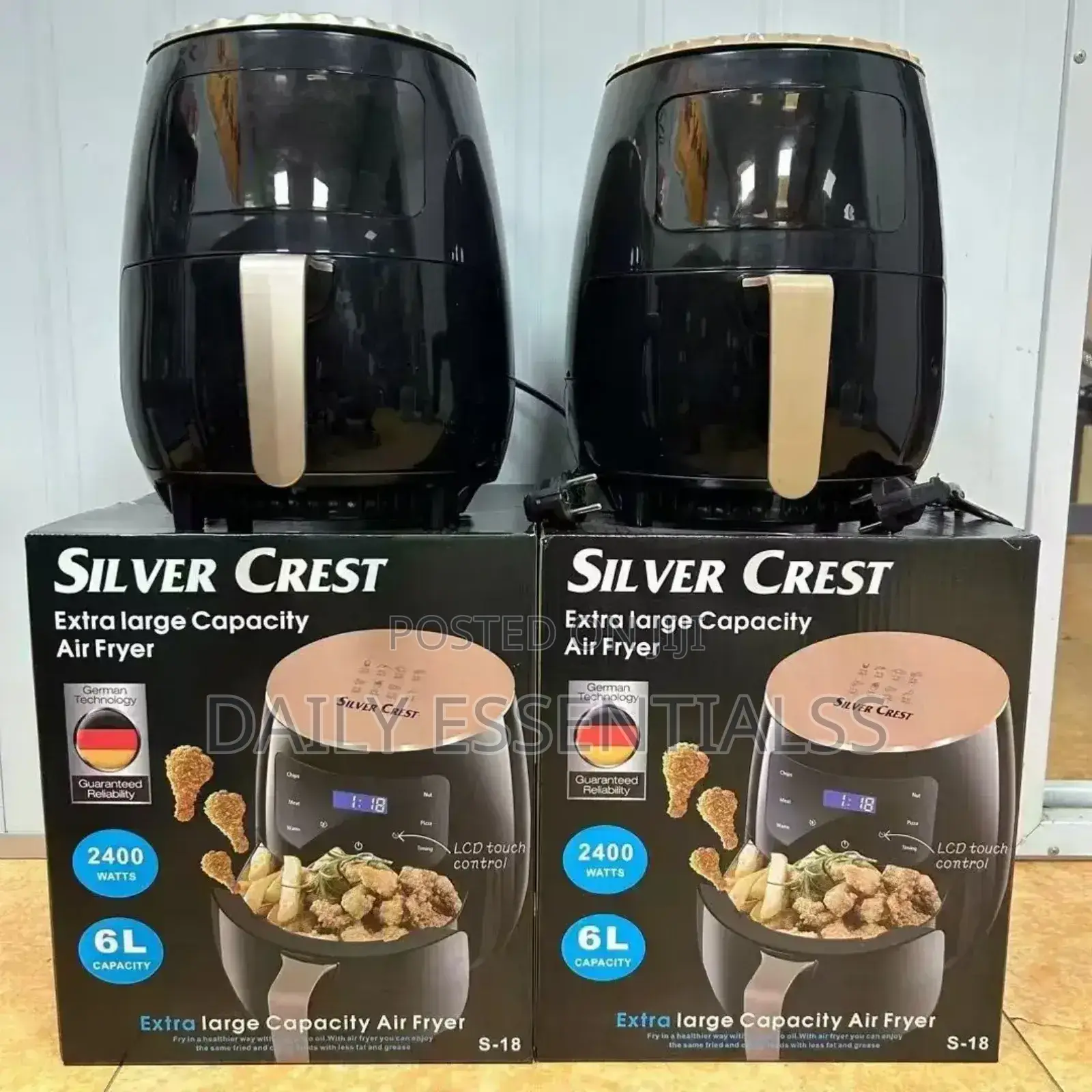 Cook, Grill, Roast Fry With All In One Silver Crest 6l