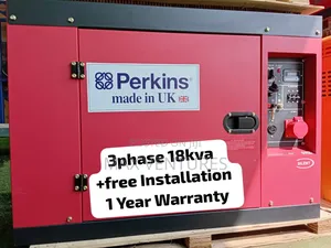 3phase 18kva Perkins Diesel Generator No Power Interruptions