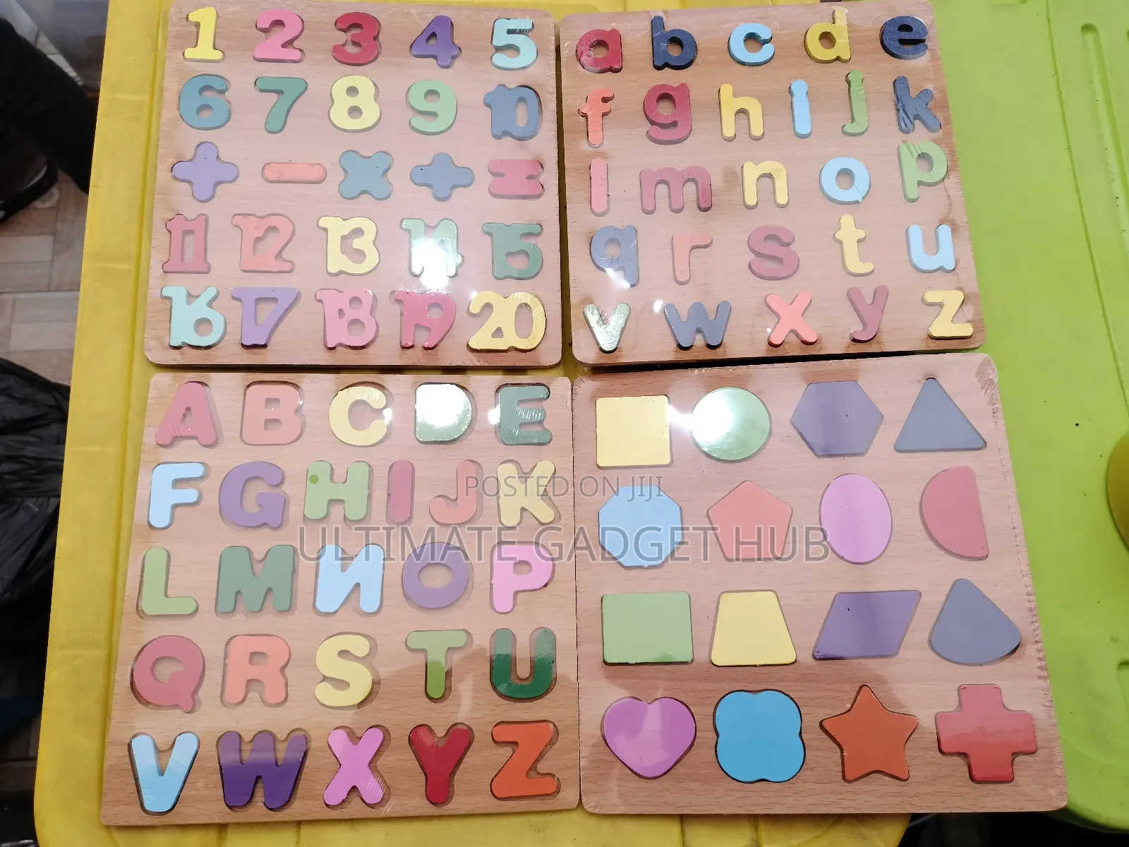 Four Set Wooden Board