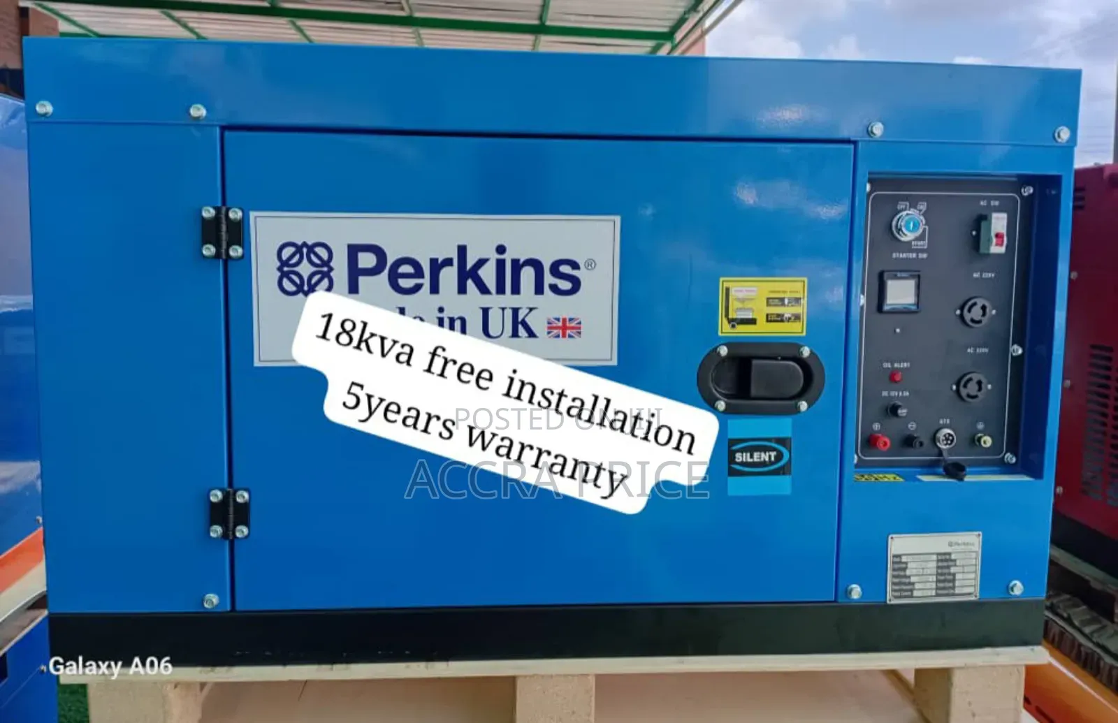 Real 18kva Perkins Mini Plant 20000watt Diesel Generator Ats