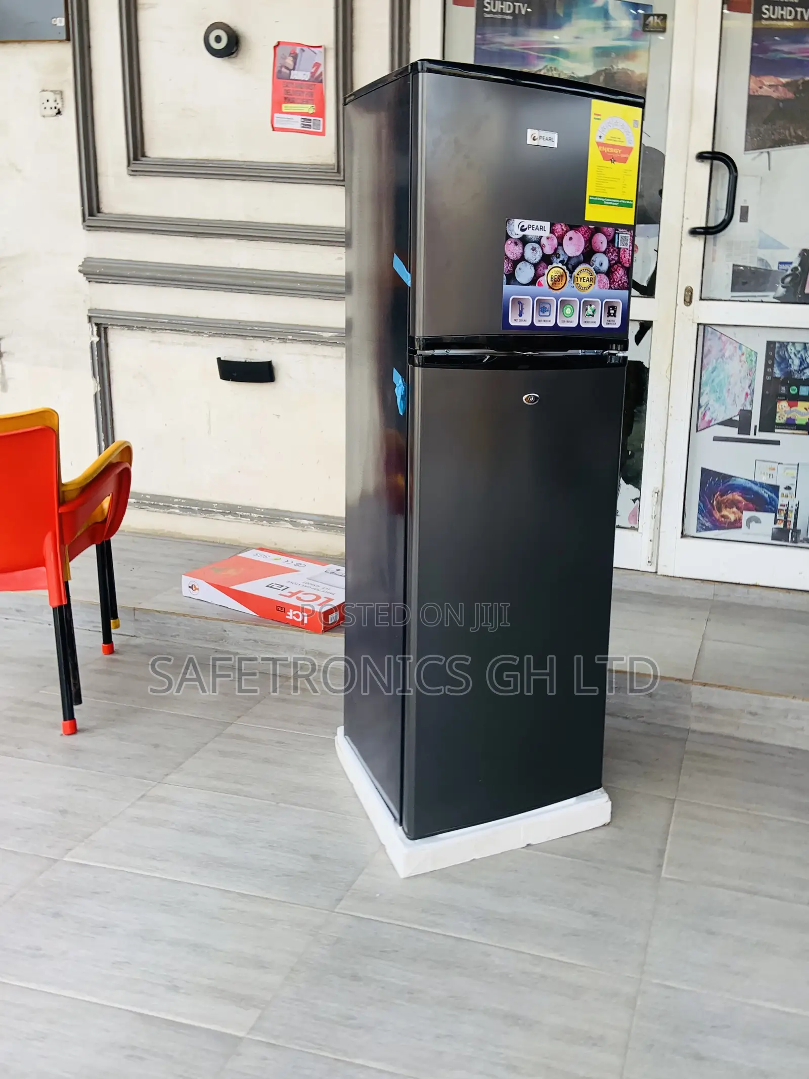 Best Quality Topfreezer 2 Doors Pf-262 Dark Grey 162l Fridge