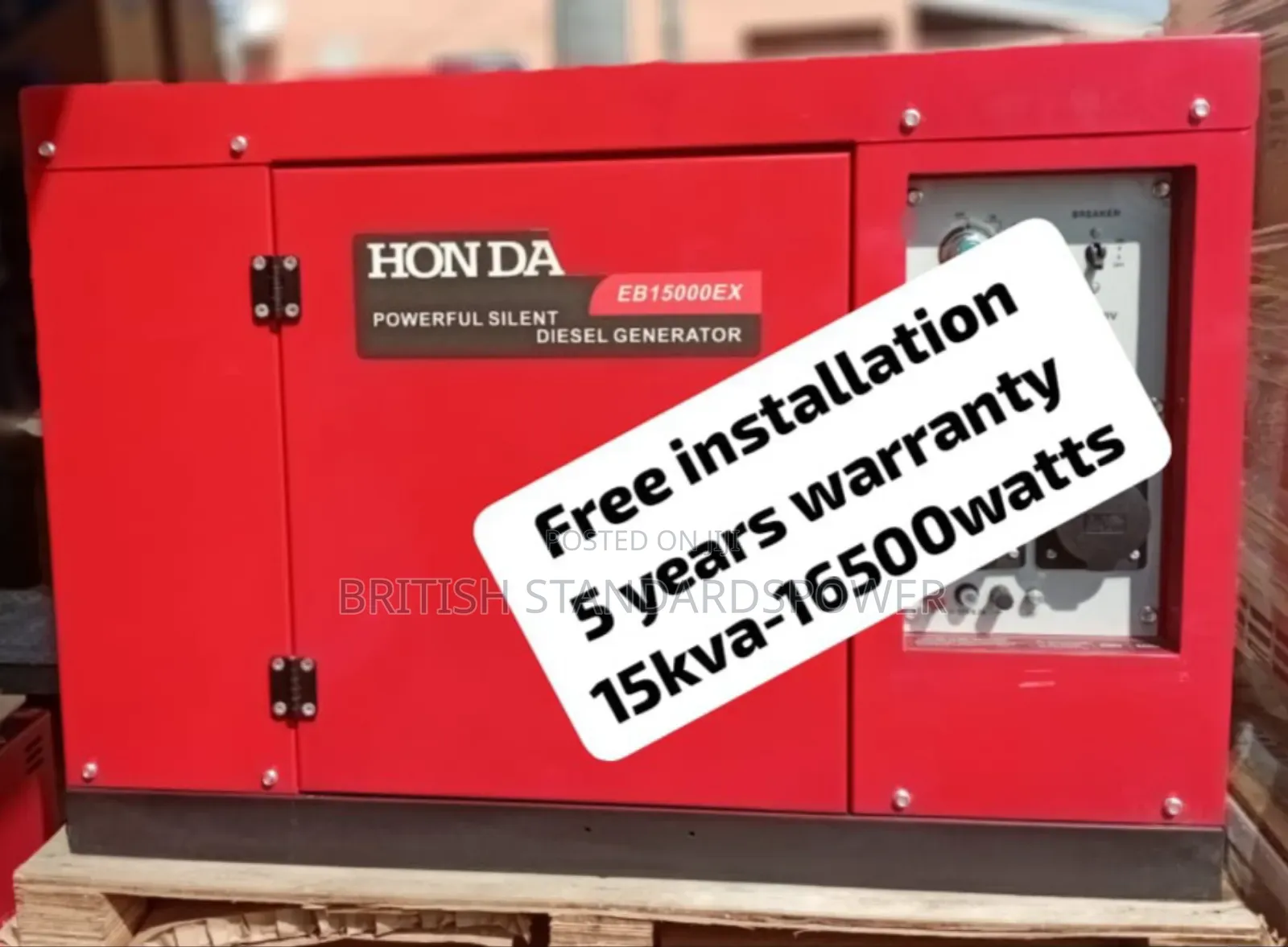 Uninterrupted Power 15kva Silent Diesel Genset