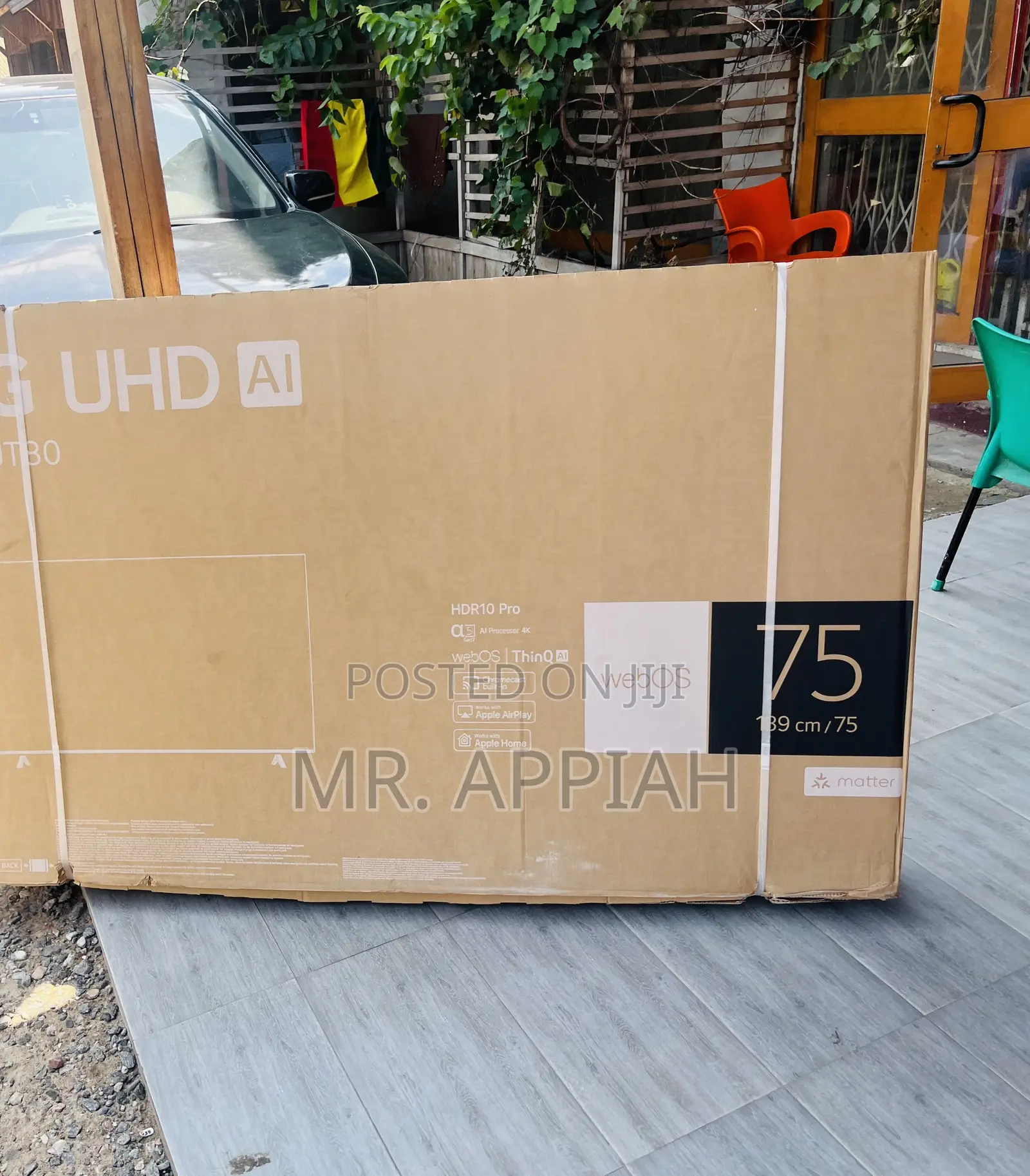 Newly Made Lg 75ur78 75” Uhd Smart Screen Tv(2023)Black