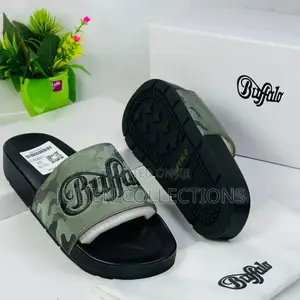 Original Buffalo Slide Black and Green