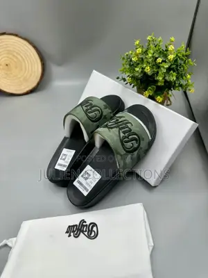 Original Buffalo Slide Black and Green