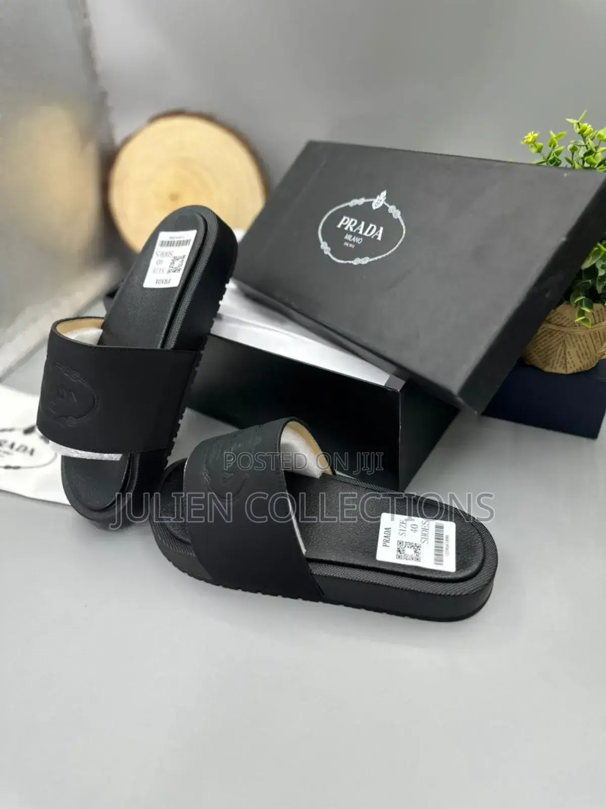 Original Prada Slide Black