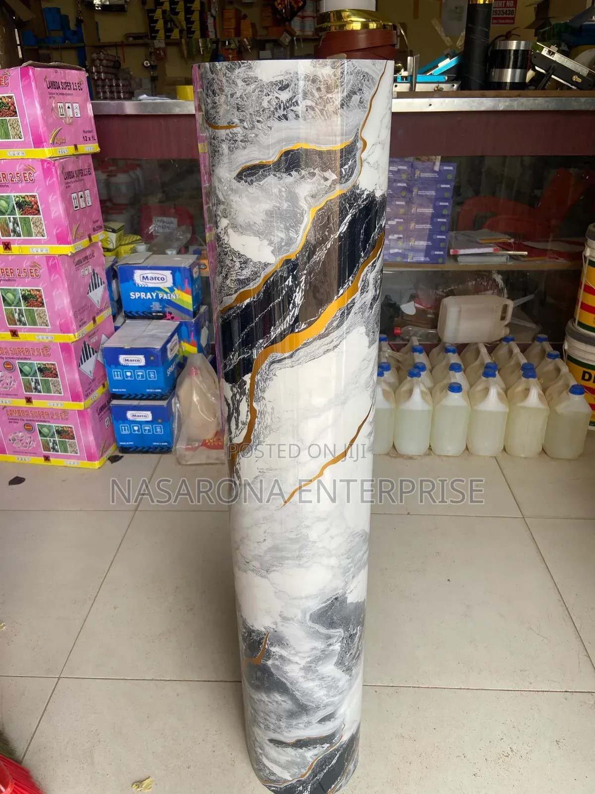 Self Adhesive Wall Paper 10ft X4ft