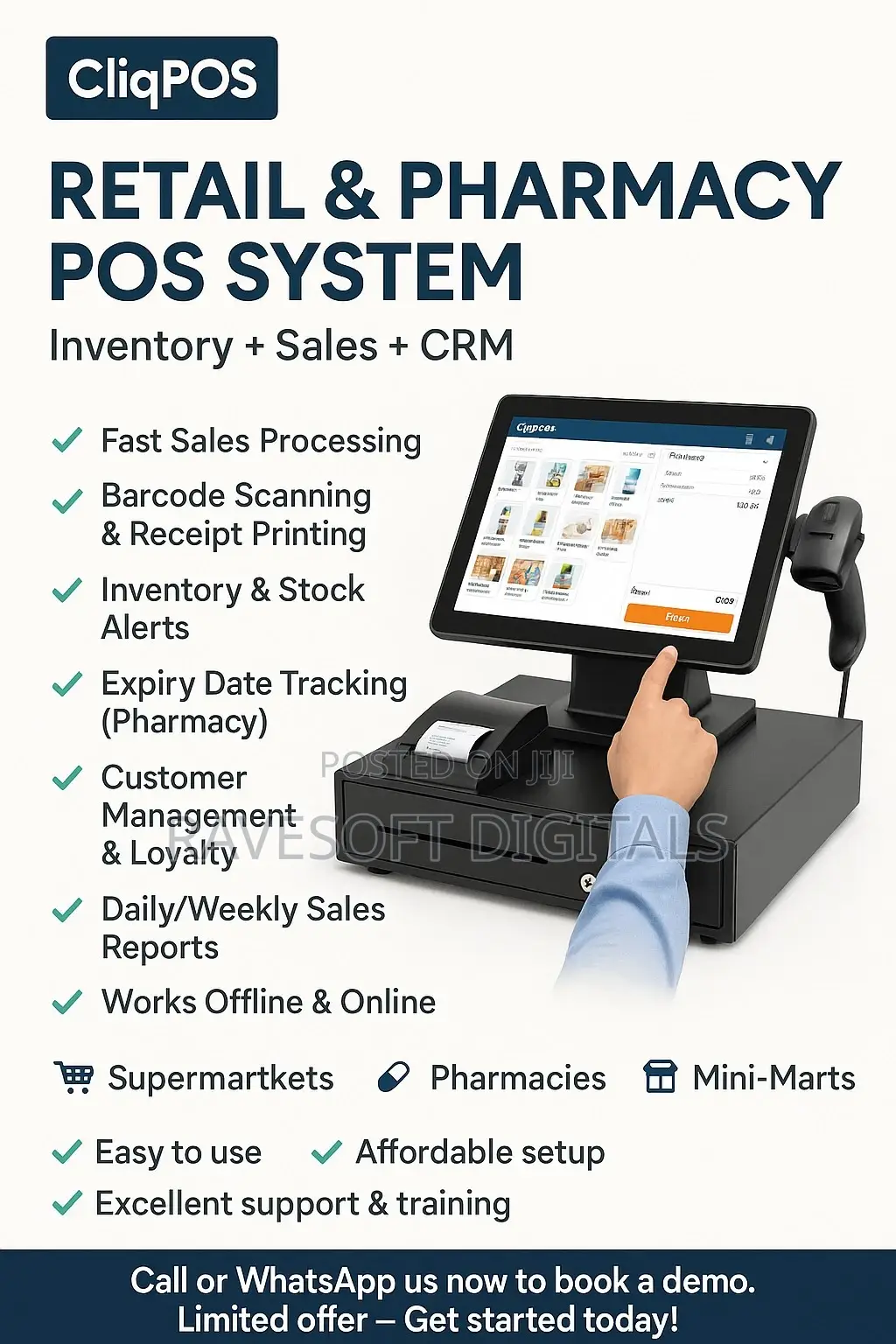Retail Pharmacy Pos System – Inventory + Sales + CRM