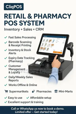 Retail Pharmacy Pos System – Inventory + Sales + CRM