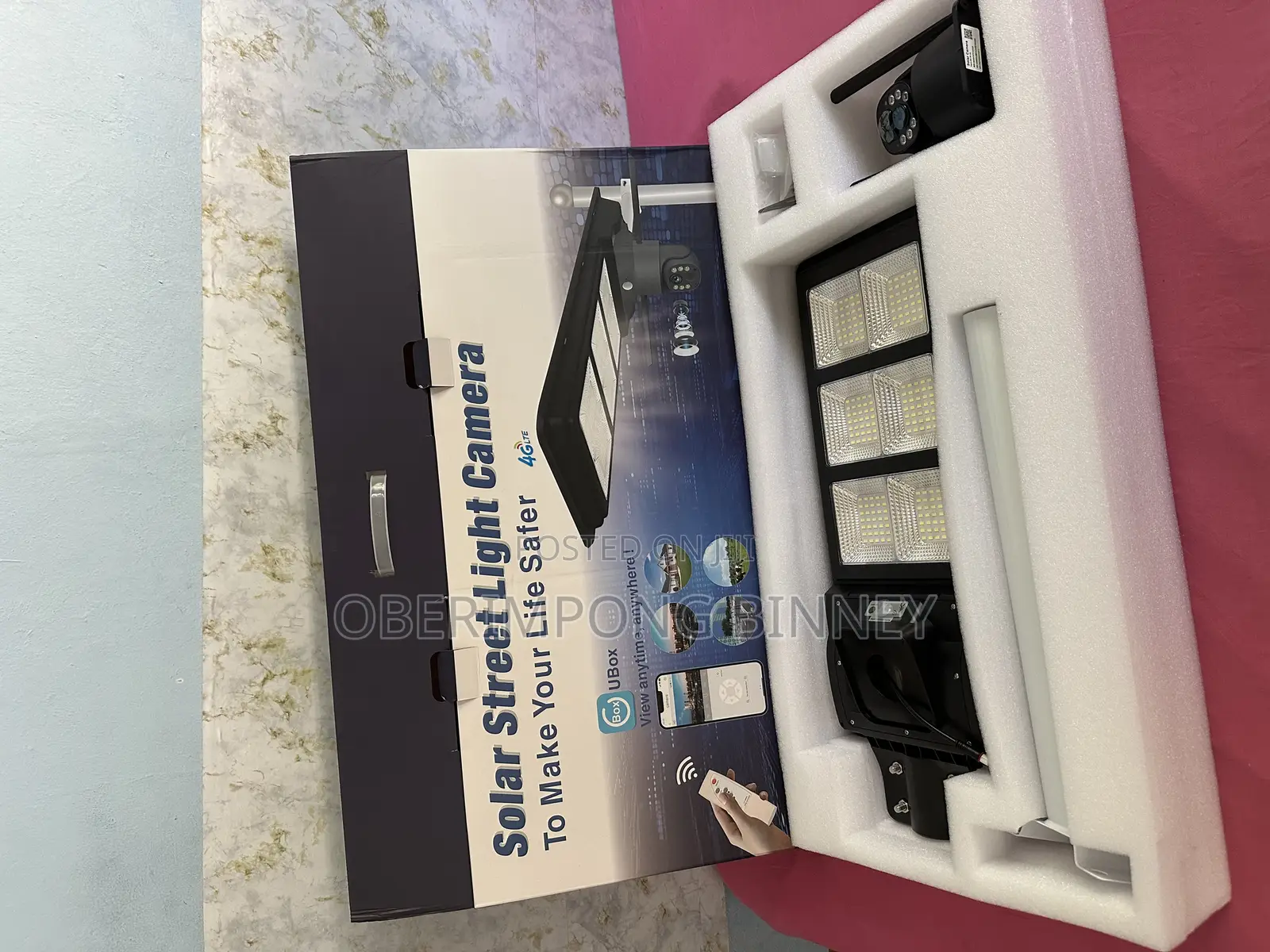 4g Solar Light With Camera Ubox 4g Sim Universal