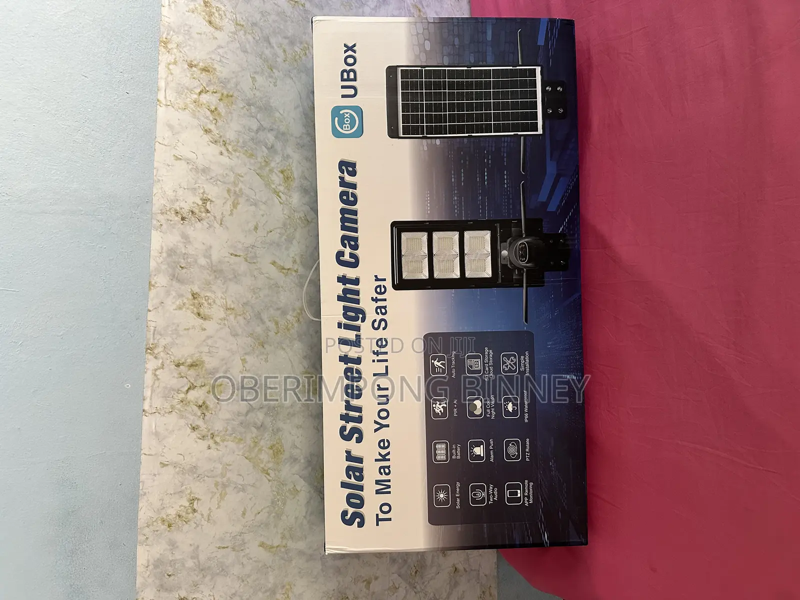 4g Solar Light With Camera Ubox 4g Sim Universal