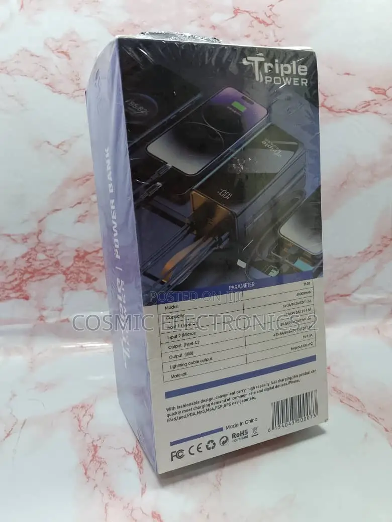 Triple Power 60000mah Power Bank – Model Tp-07