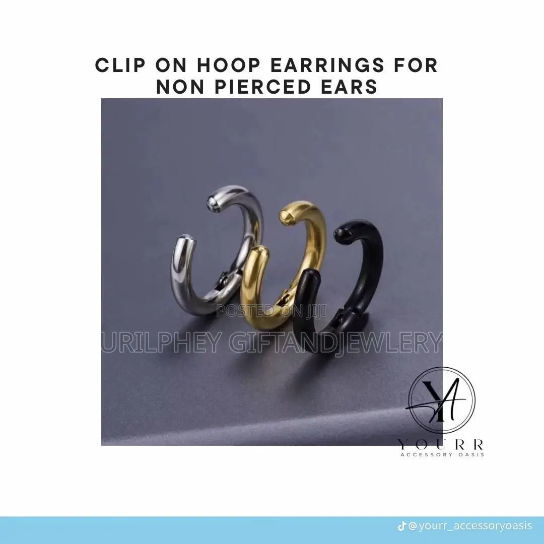 Clip on Hoop Earrings