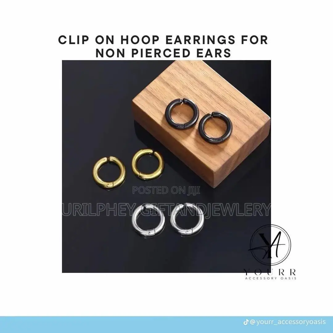 Clip on Hoop Earrings