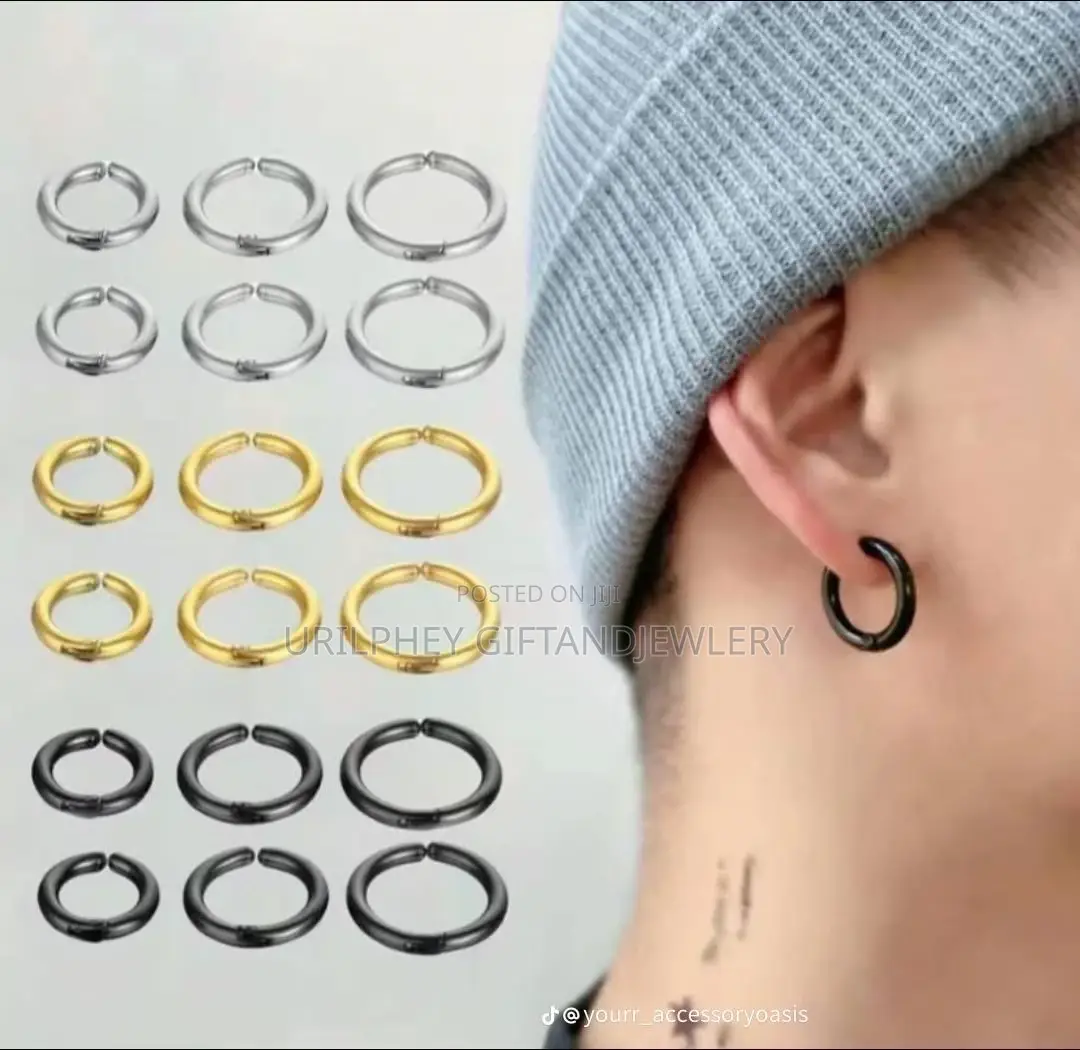 Clip on Hoop Earrings