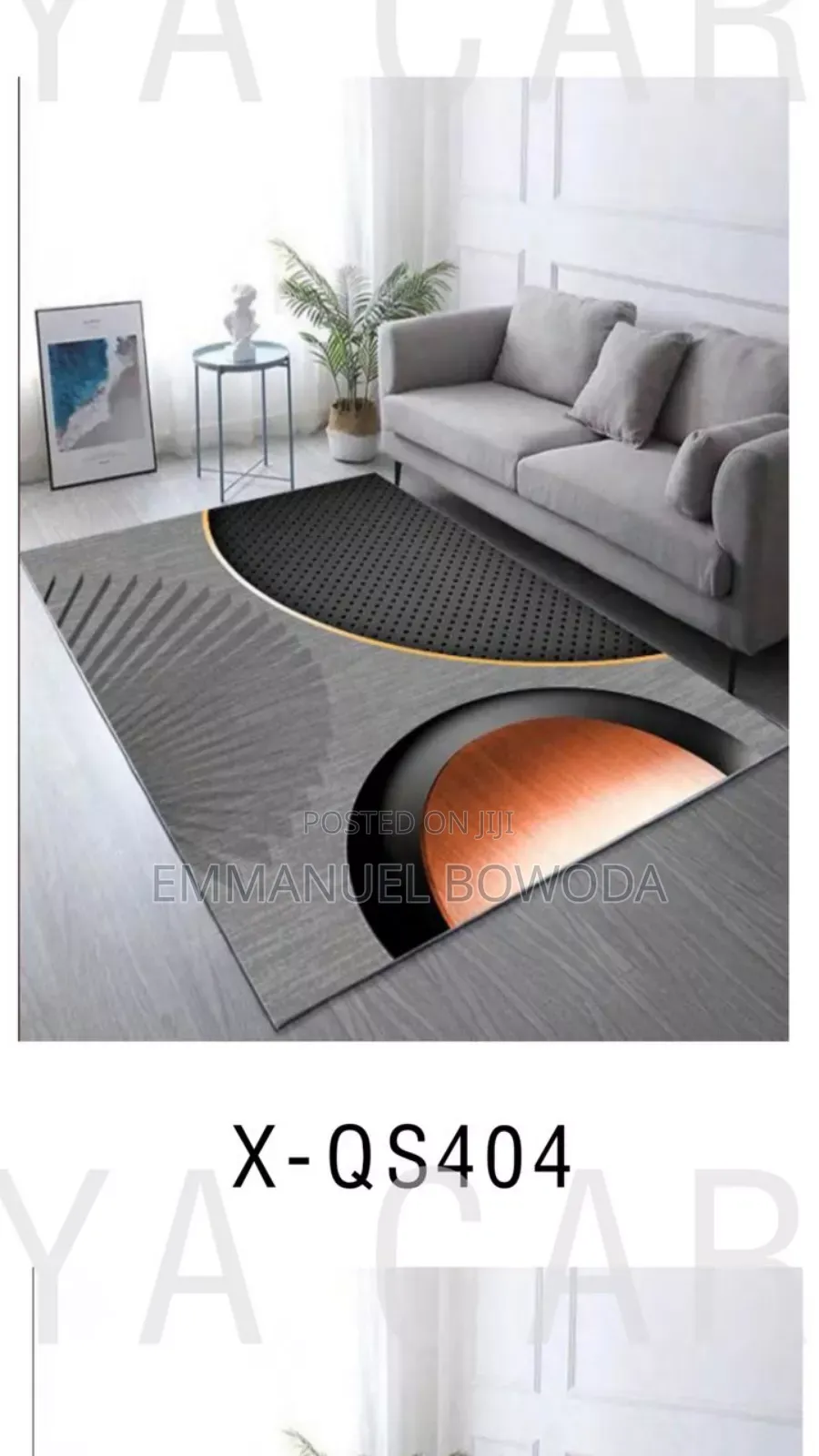 Nordic Geometry 3d Center Carpet 160*230cm