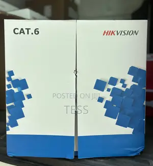 Hikvision Cat6 Utp Indoor Cable Solid Pure Copper 1ln6-ue-w