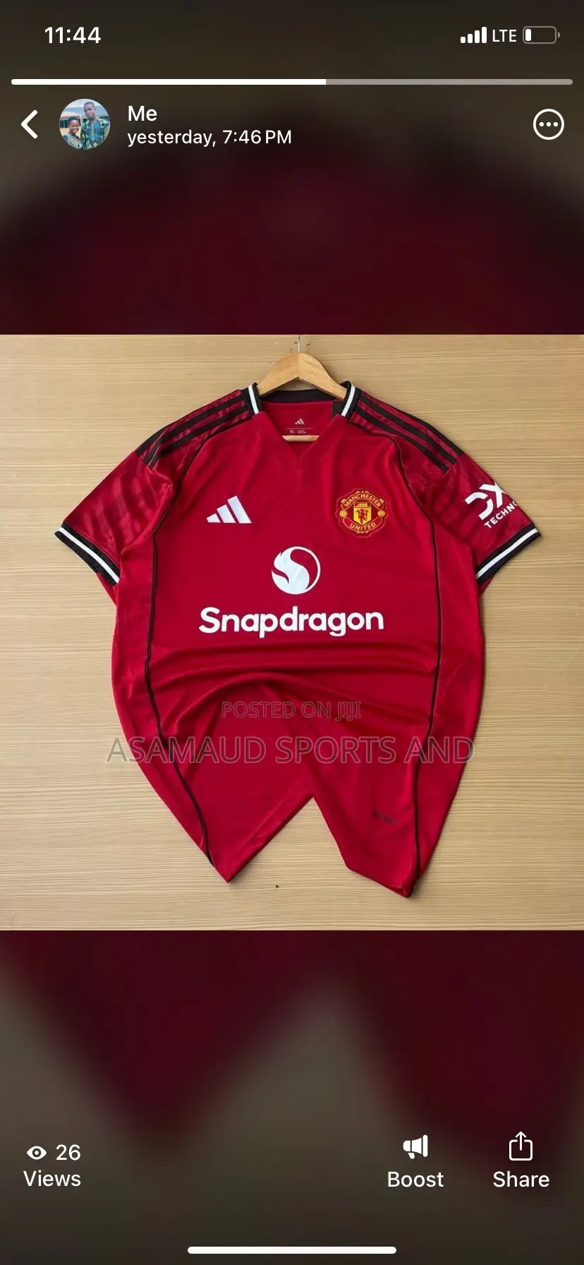 Original New Season Man United Jersey 2025/2026