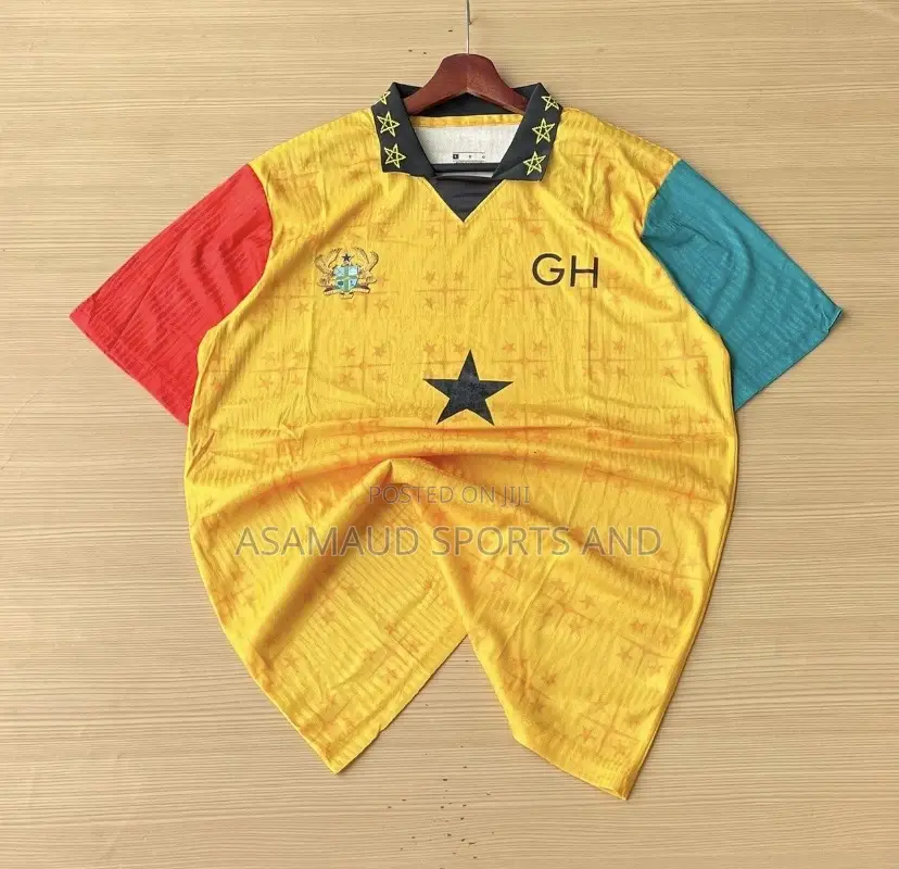 Authentic Retro Ghana Jersey Plus Customization