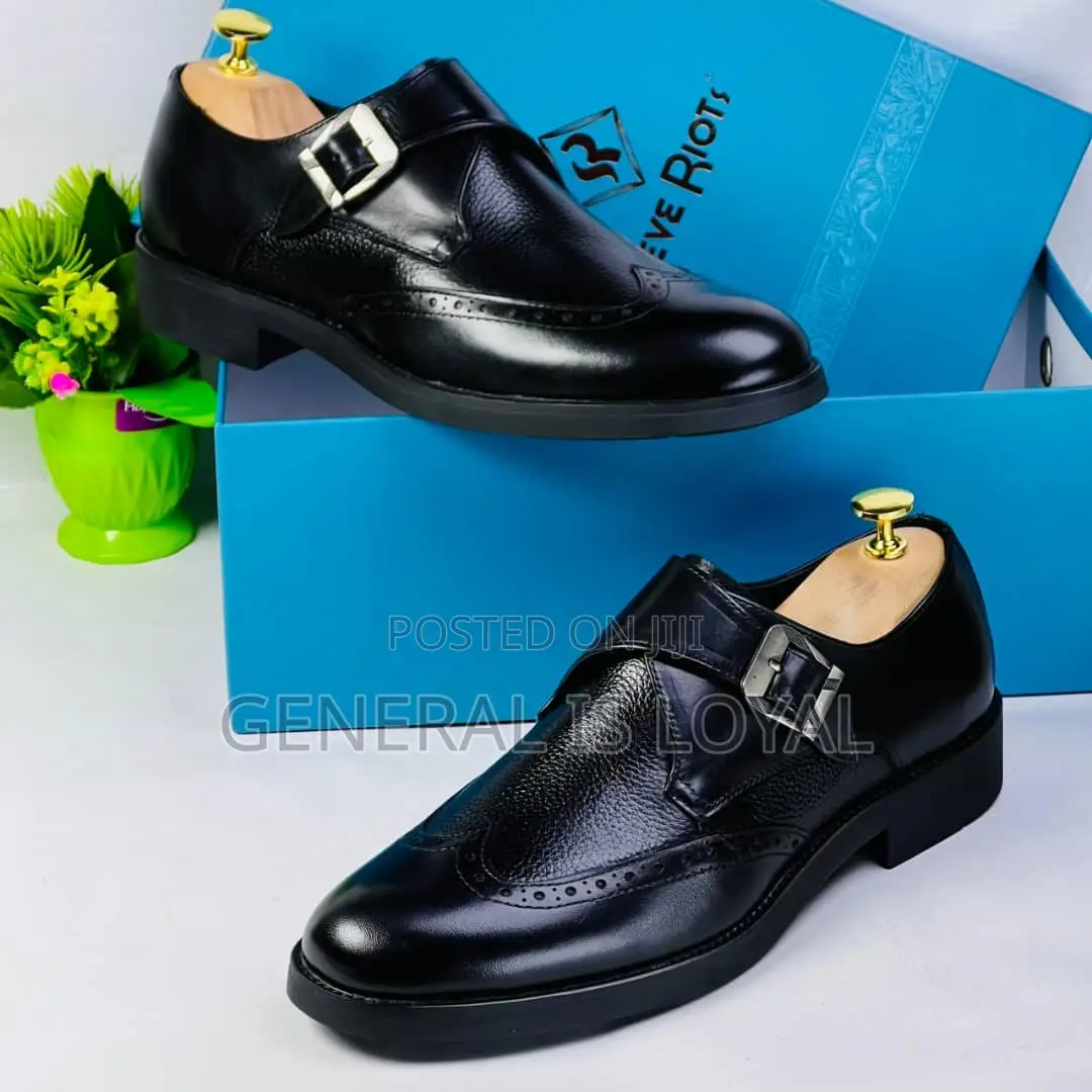 Steve Riots Monk Strap One Belt Black