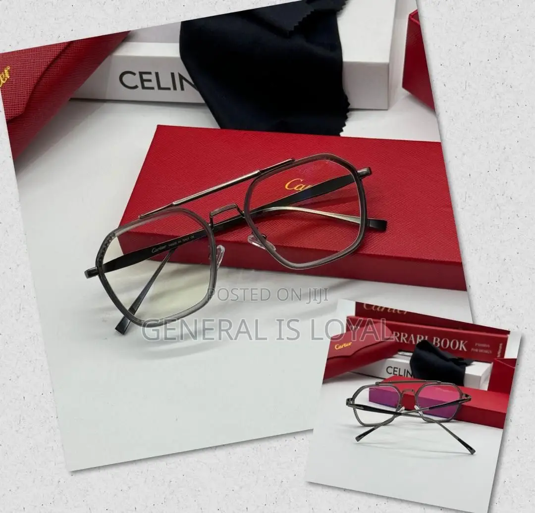 Cartier Frame Metal Glasses