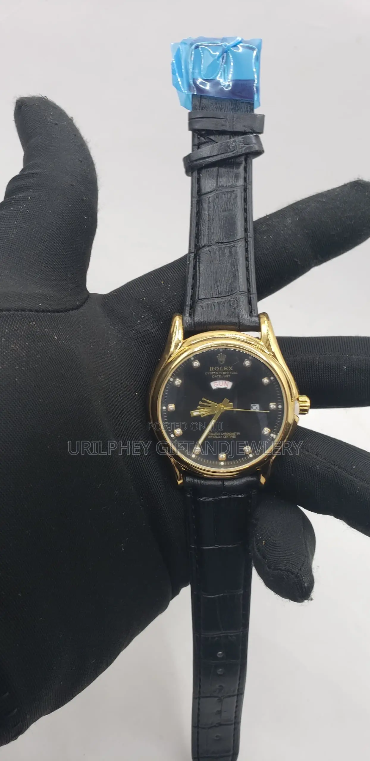 Rolex Leather Watch