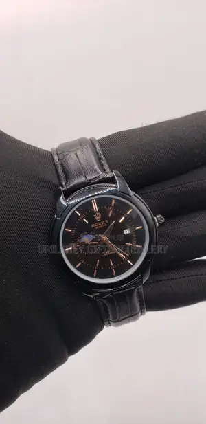 Rolex Leather Watch