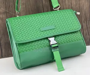 Photo - Luxury Leather Large Side Bag - Green