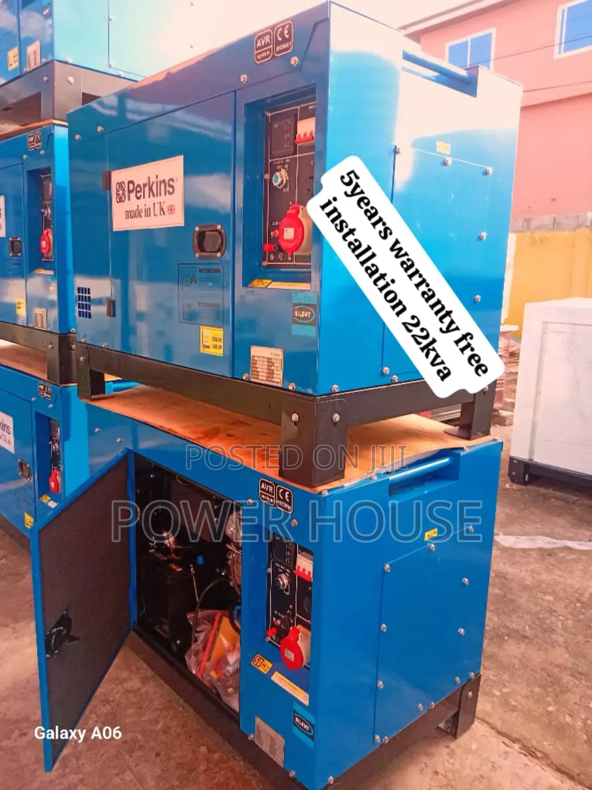 Executive Radiant Dock 22kva Diesel Generator 22kva