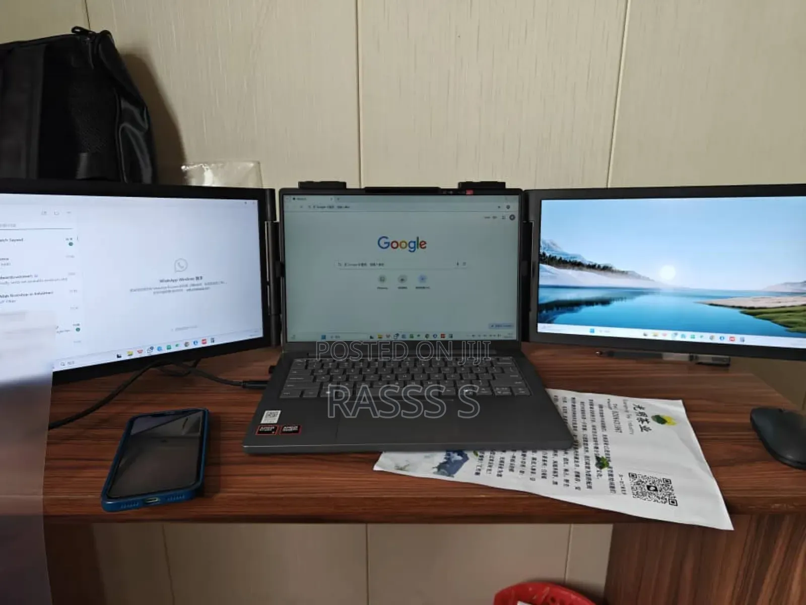 Portable Triple Monitor (Laptop)