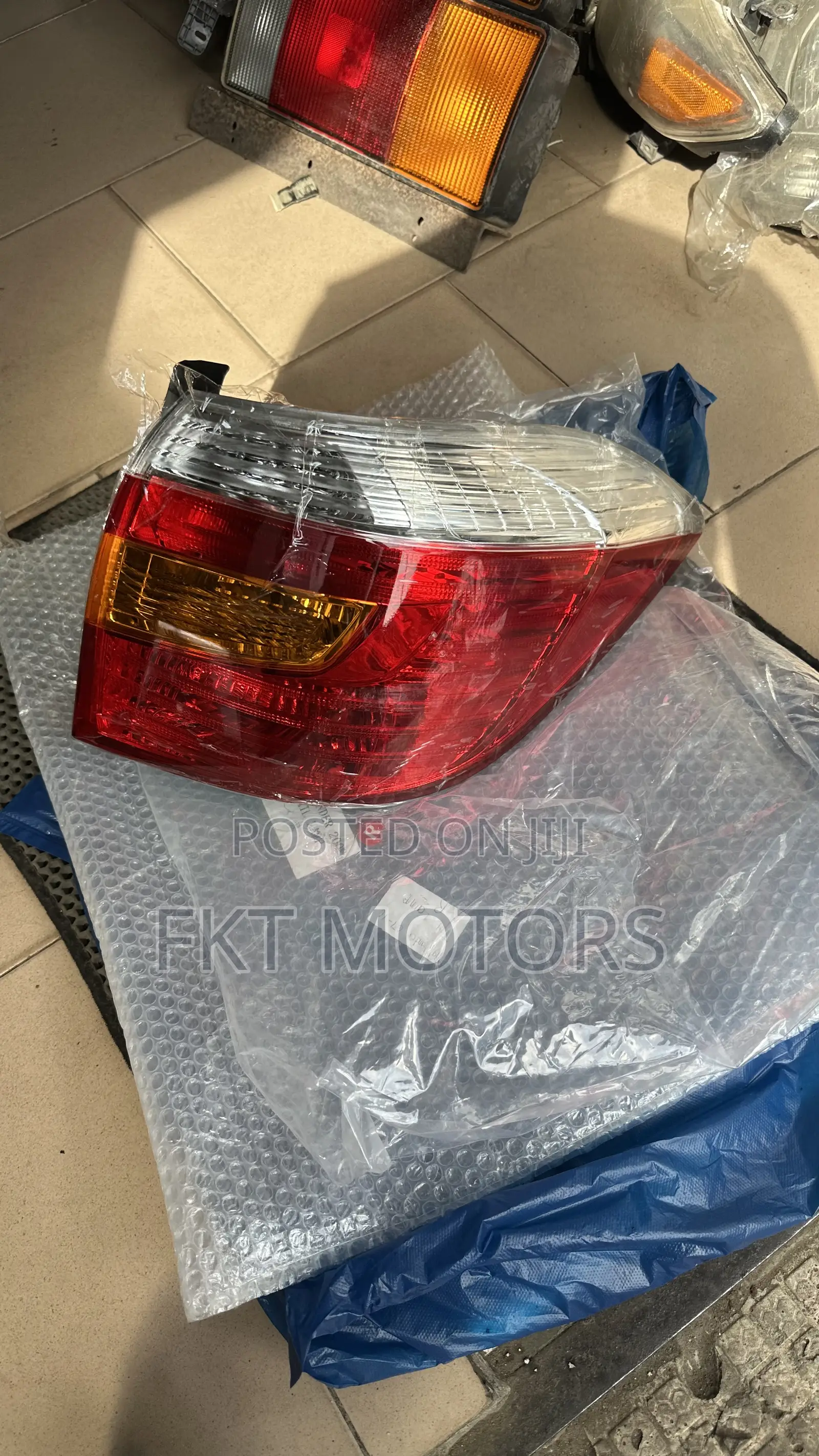 Toyota Highlander Taillight 2007,2008,2009,2010,2011,2012,