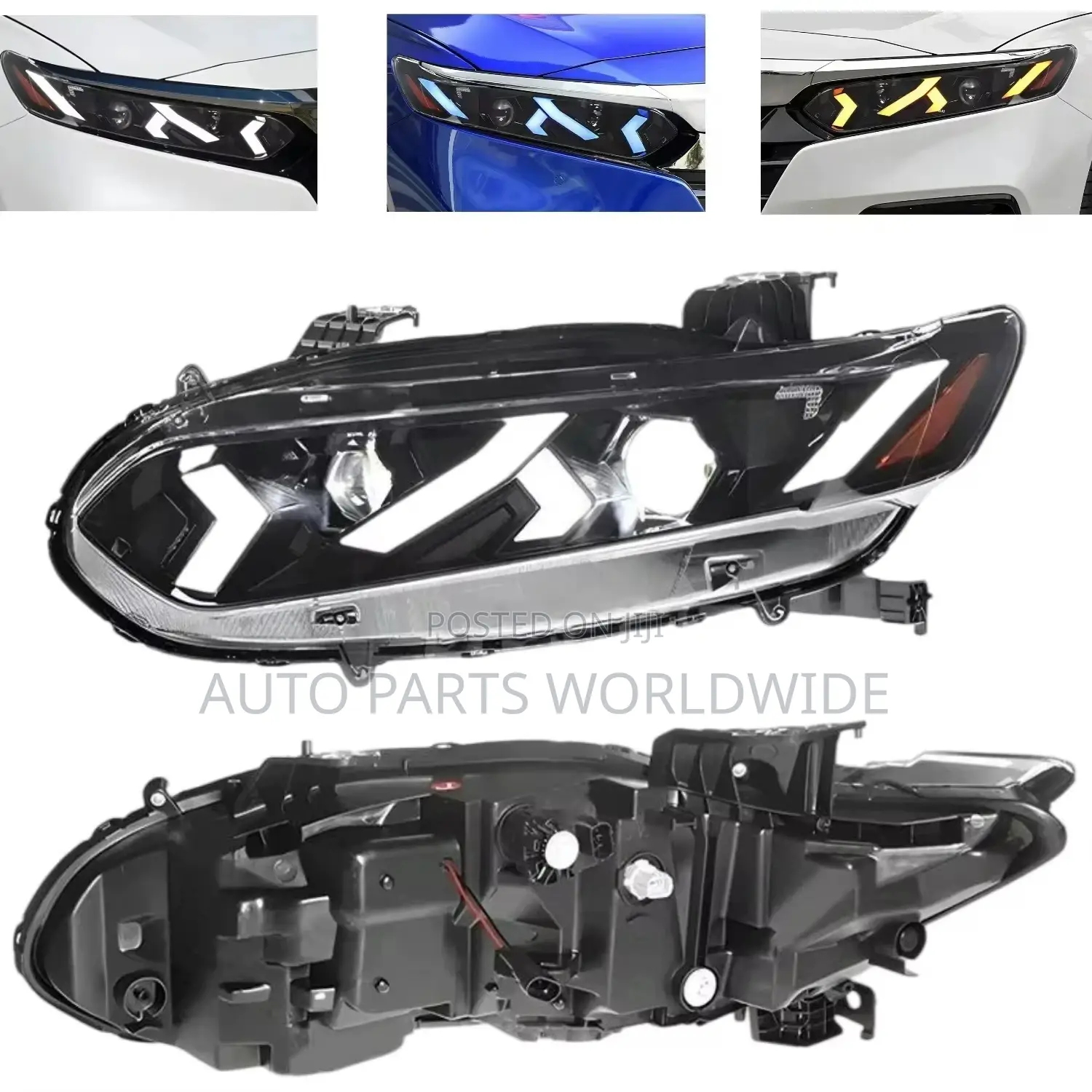 Honda Accord Lambo Style Led Headlights 2018-2022