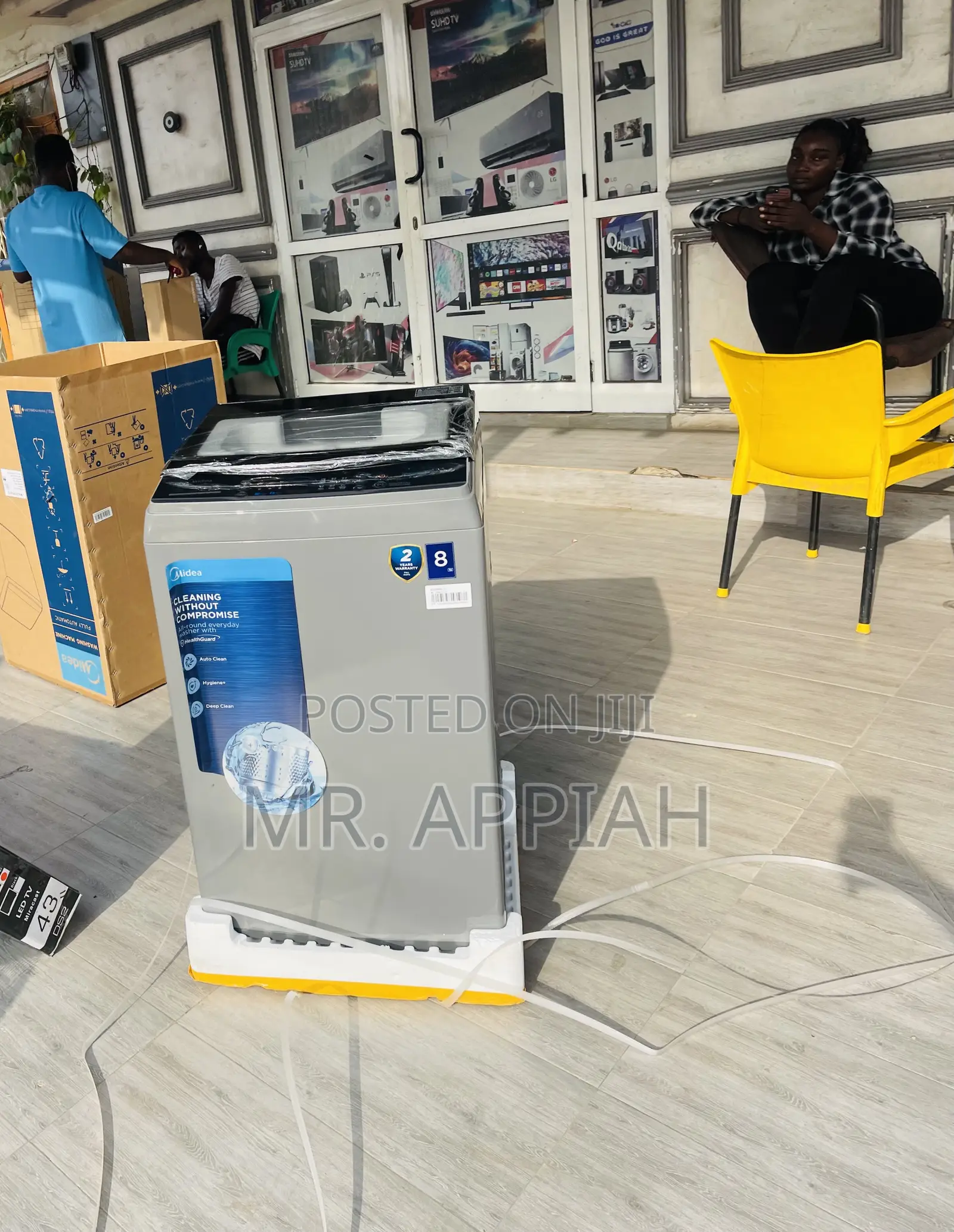 Check Out Midea 8kg Fully Auto Washing Machine.