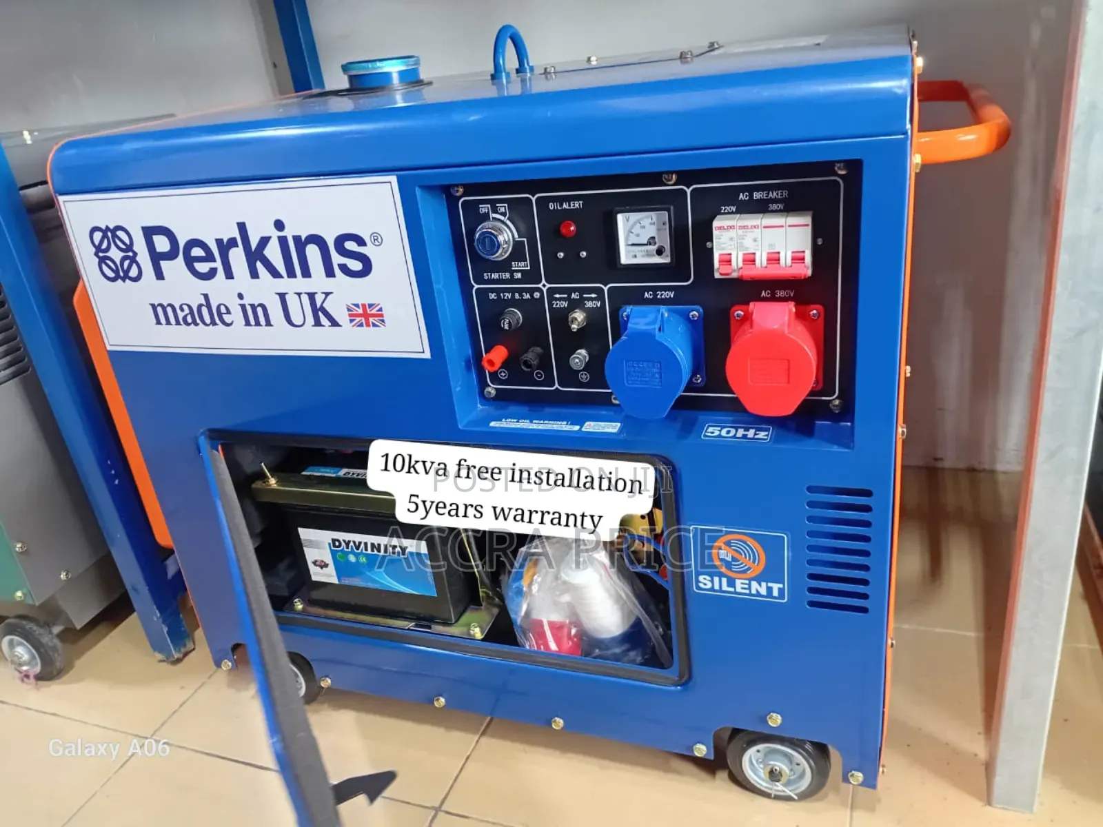 Sustainable Power Perkins 10kva Diesel 13000watts Diesel