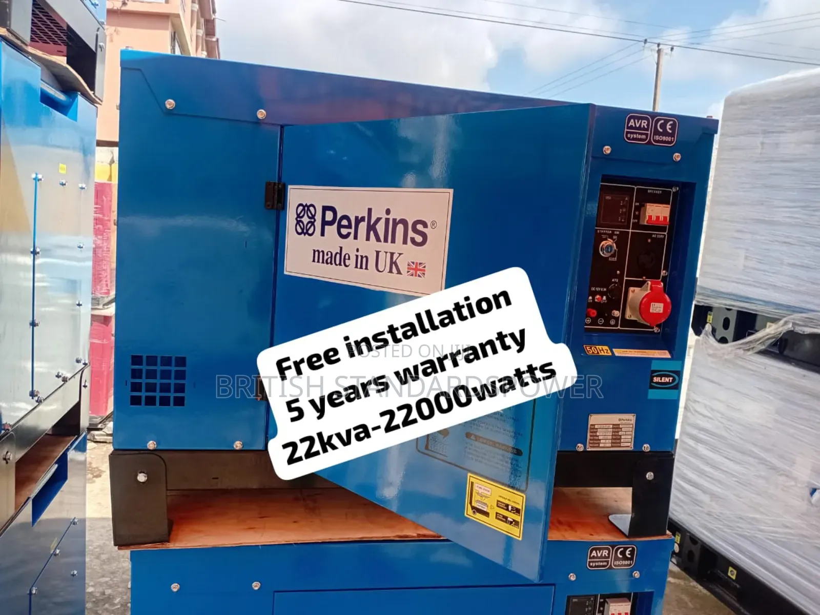 Stable Power Delivery 22kva Silent Diesel Generator