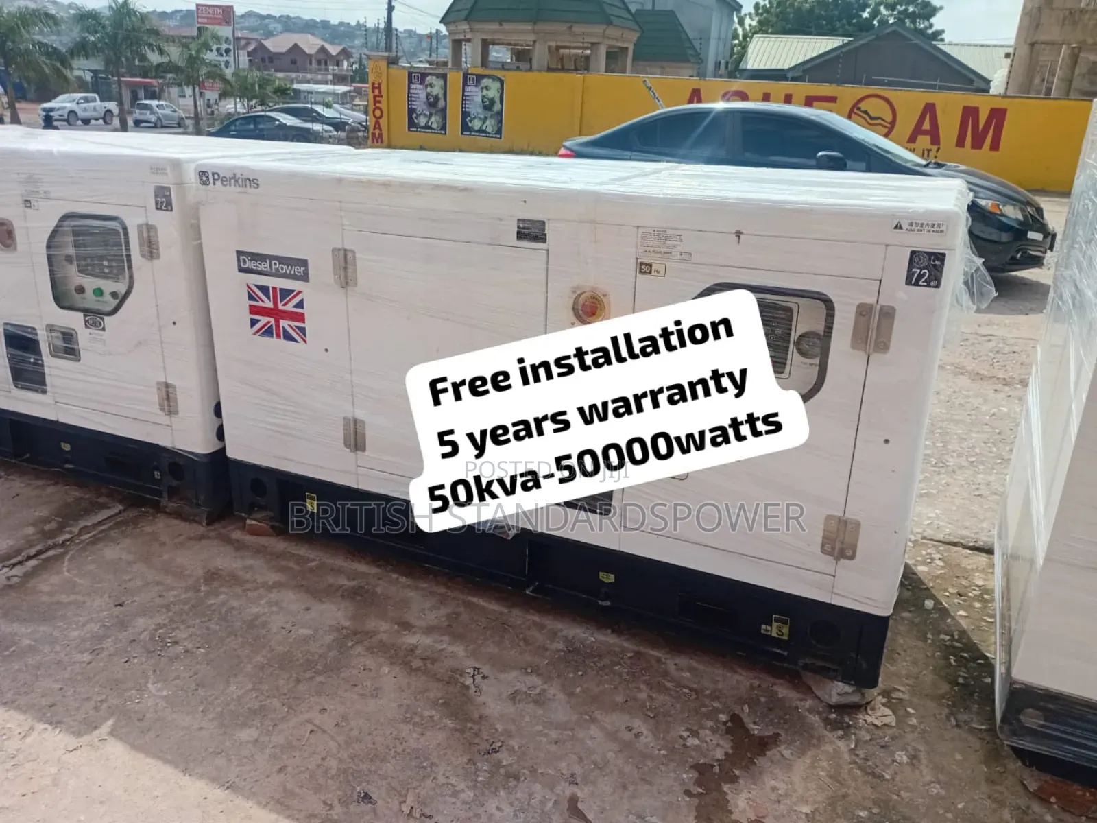 Ample Power Supply 50kva Silent Diesel Generator