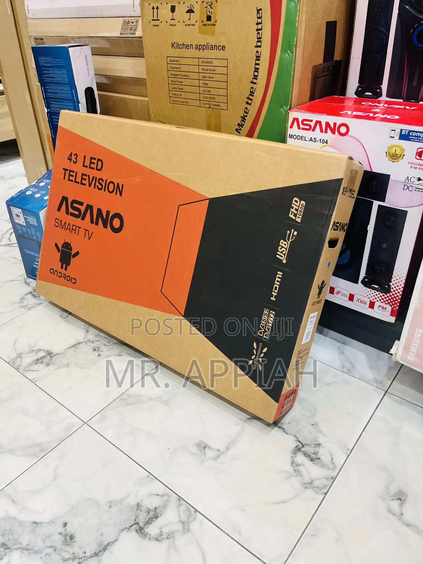 Beautiful Made Asano 43 Inch Digital Satellite Tv