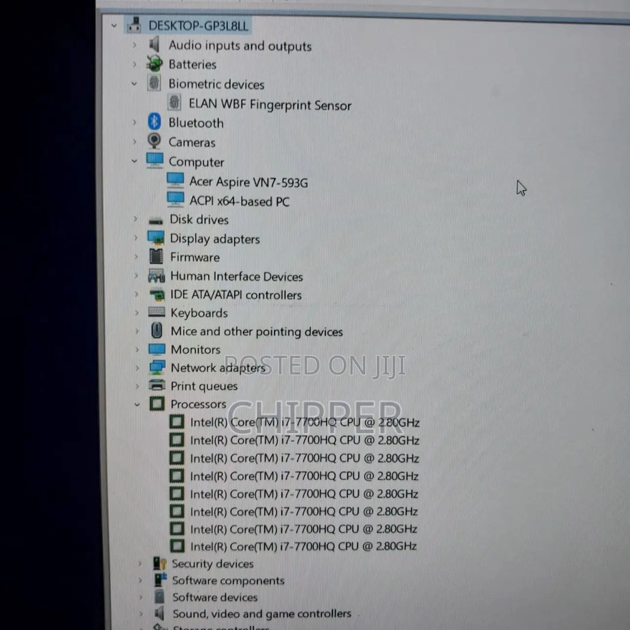 Laptop Acer Aspire v Nitro 16GB Intel Core I7 SSD 512GB