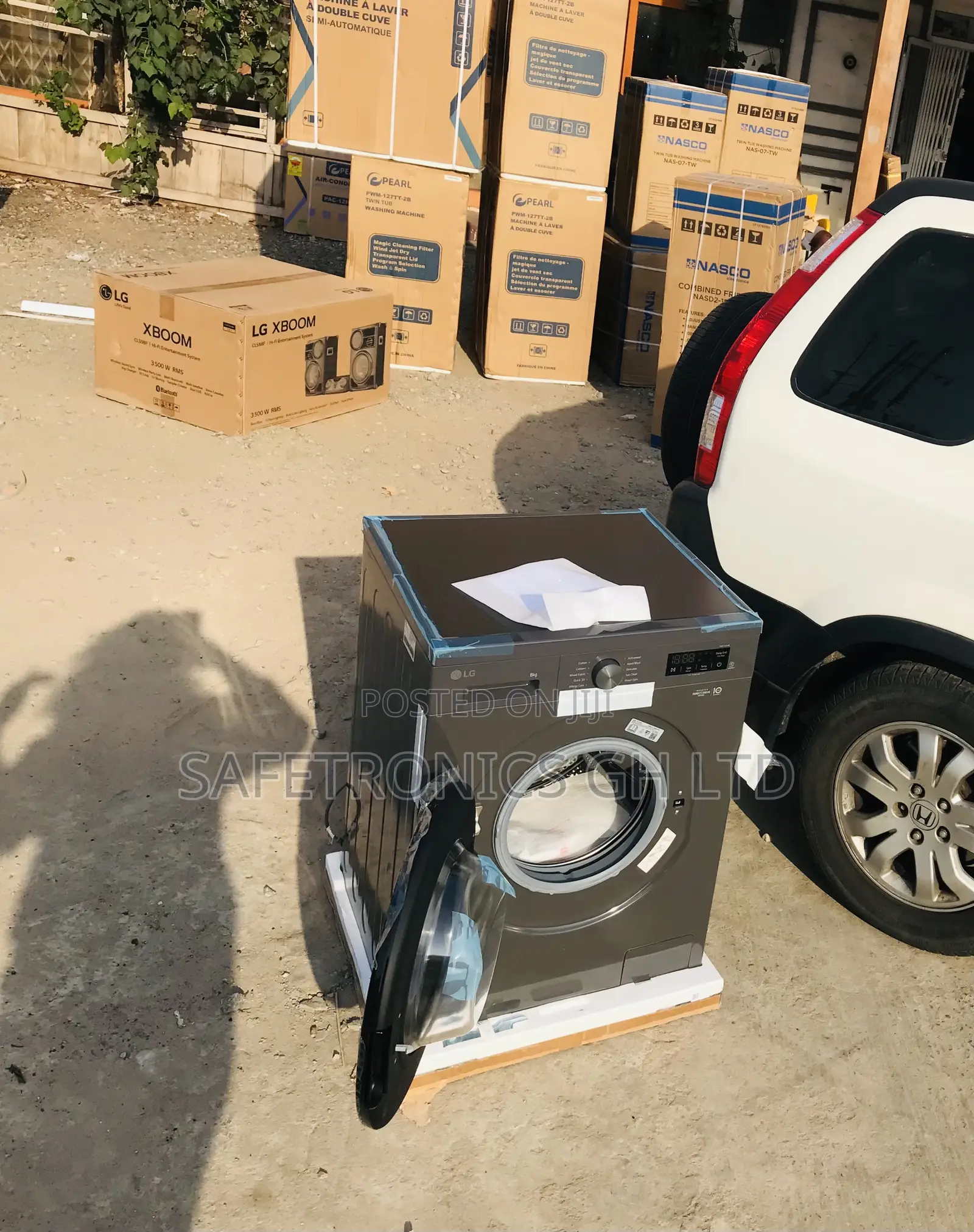 Neat Premium 8kg Frontload Grey Lg Fullauto Washer
