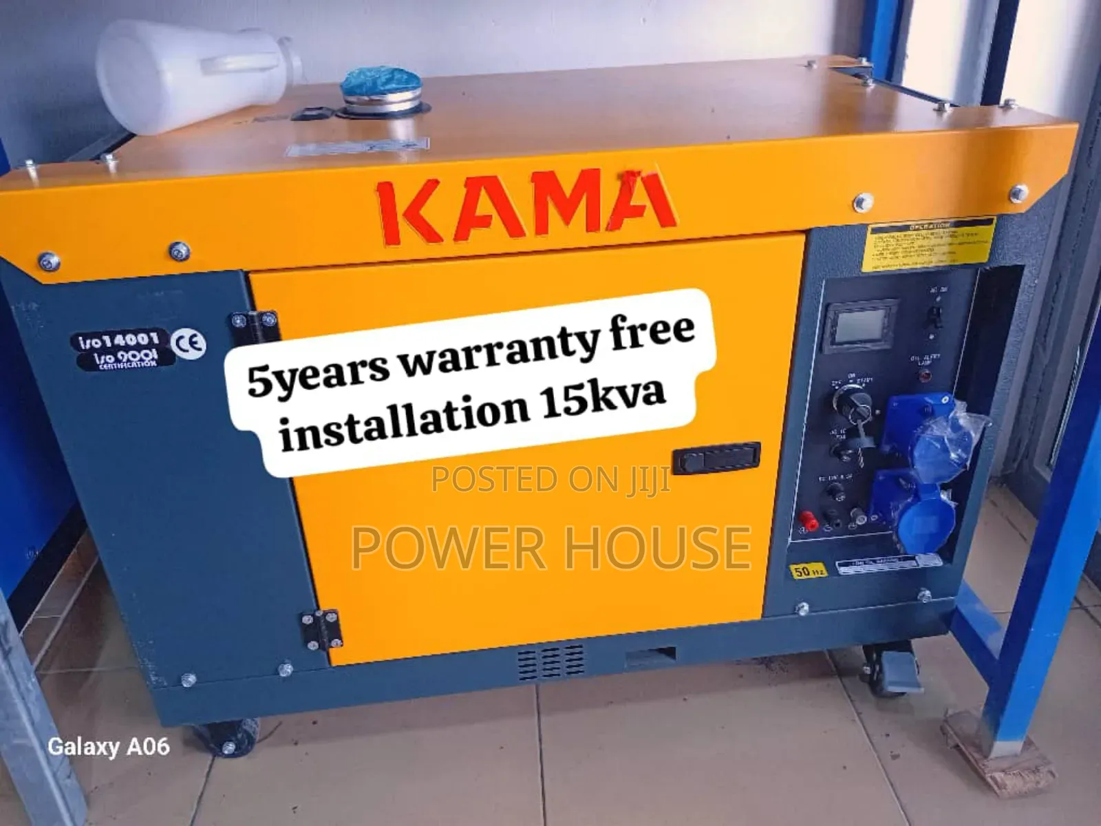 Solution Amp Panel 16500watts 15kva Kama Diesel Generator